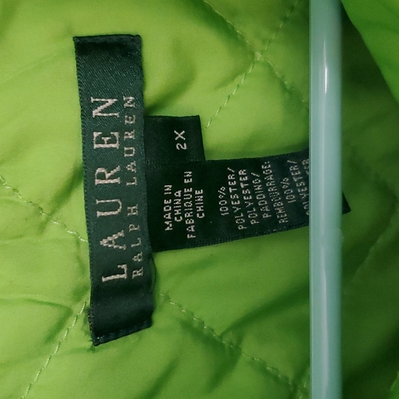 Wms LAUREN RALPH LAUREN vest (sz 2X) - Picture 7 of 7